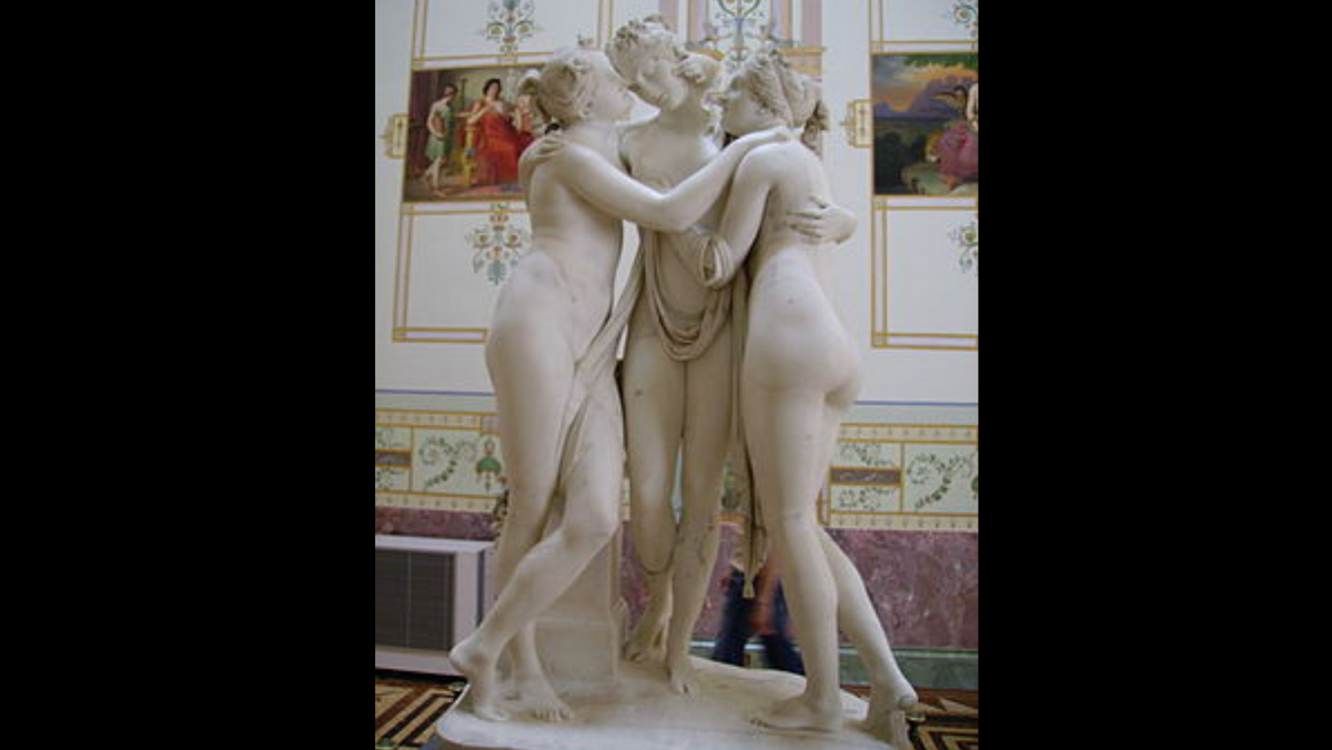 The Three Graces Statue