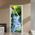 Refreshing Waterfall 3D Optical Effect Door Sticker