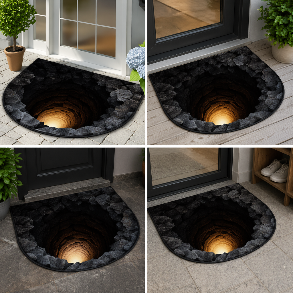 Endless Abyss 3D Optical Effect Rug