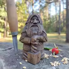 Ancient Nordic Viking Blacksmith Sculpture