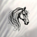 Elegant Mare Metal Wall Art