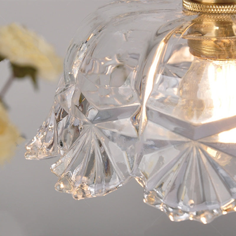 Nordic Crystal Cut Glass LED Pendant Light