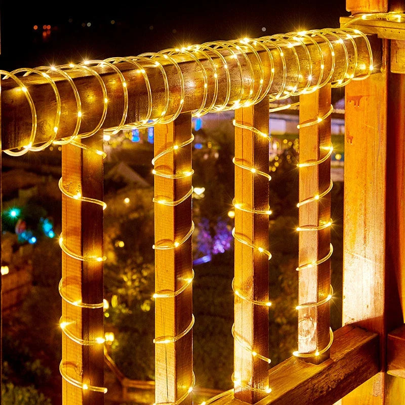 Solar LED Rope Light Decoration 7.5M