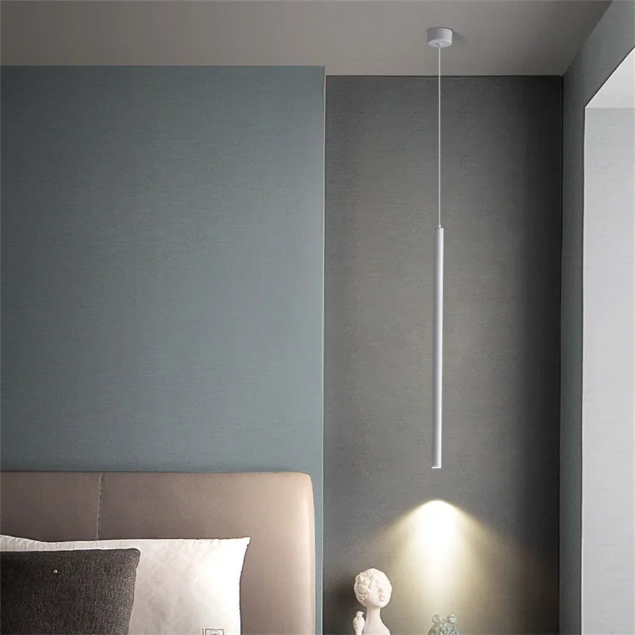 Nordic Slender Drop LED Pendant Light