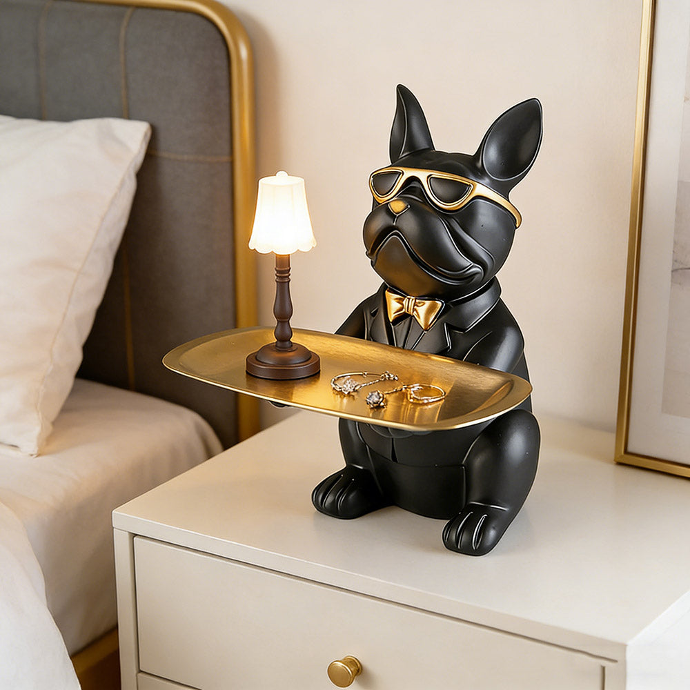 Standing Bulldog Tray