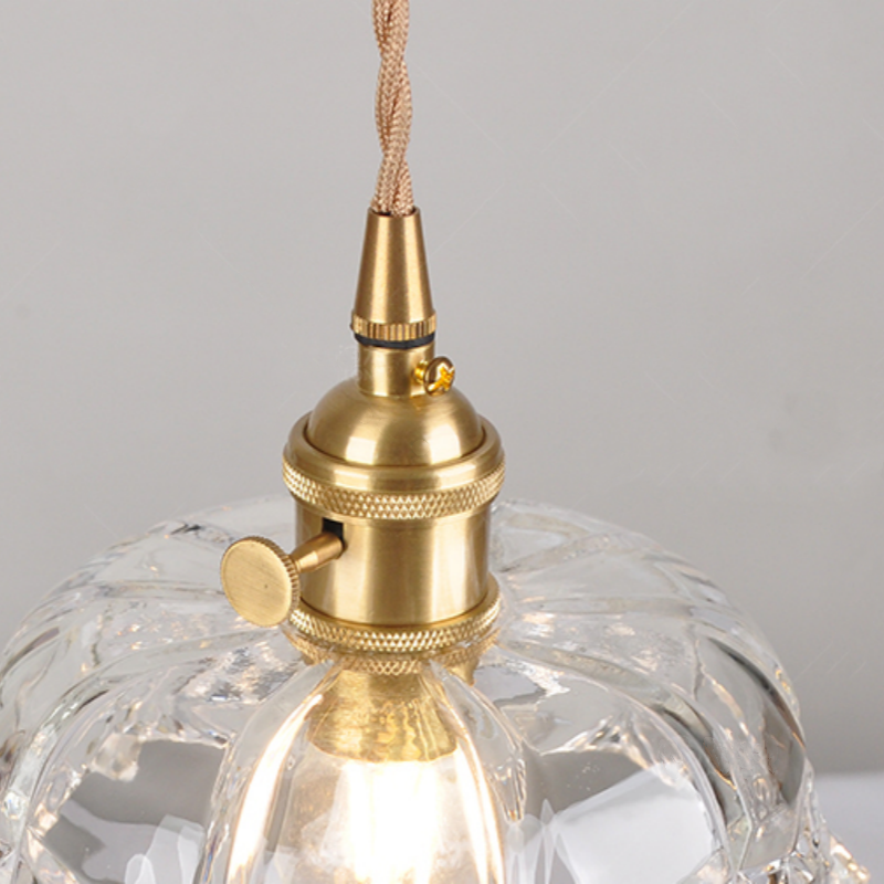 Nordic Crystal Cut Glass LED Pendant Light