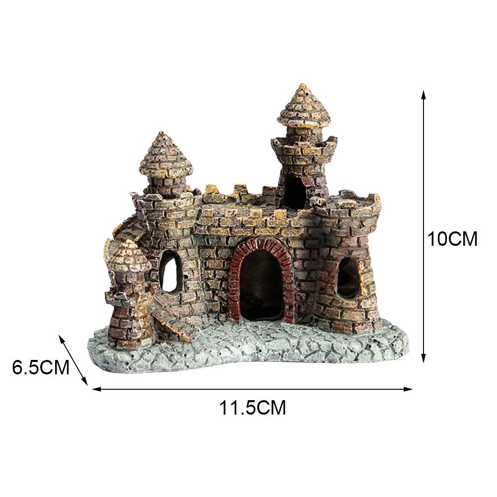 Medieval Castle Aquarium Ornament