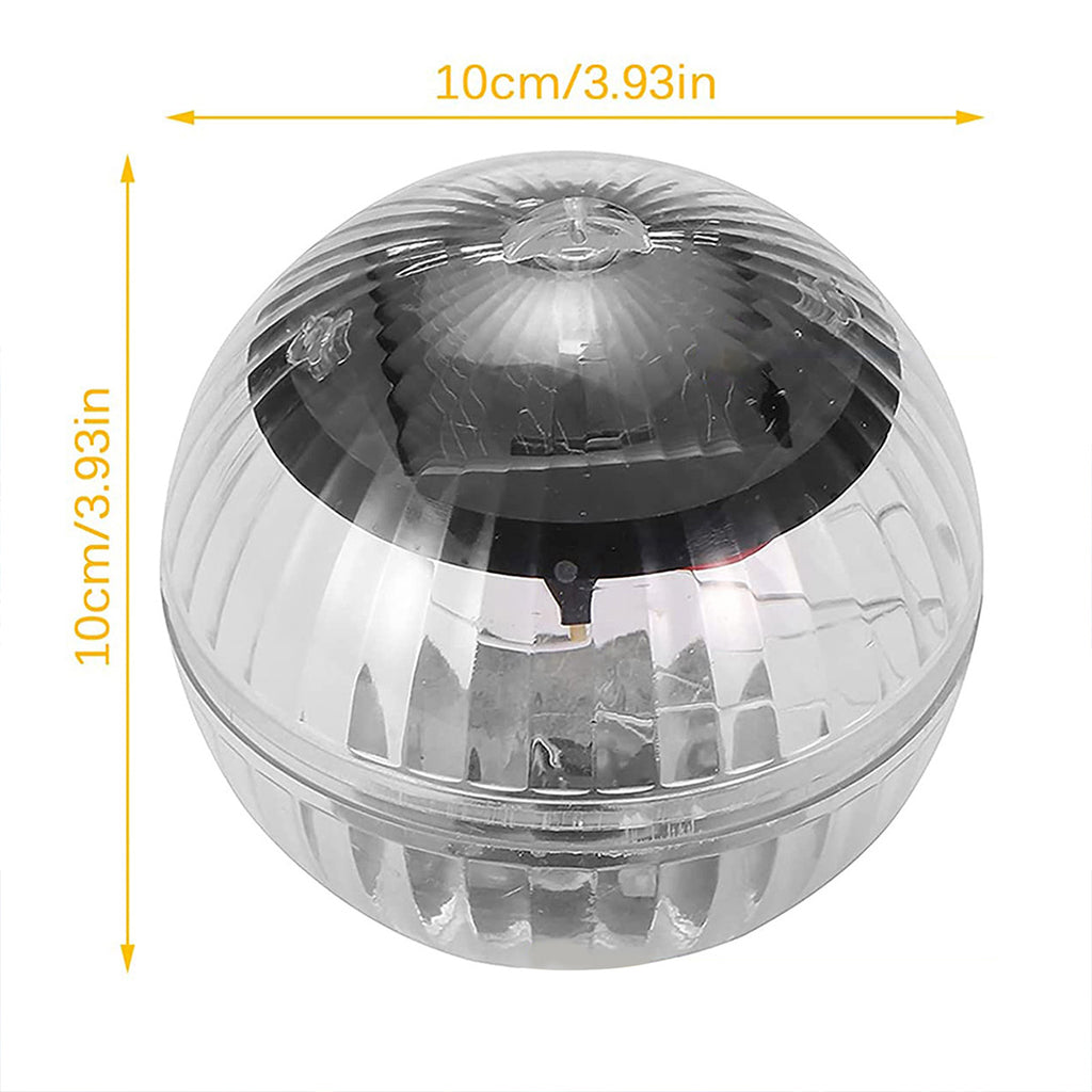 Solar Crackle Glass Ball Garden Light Decoration