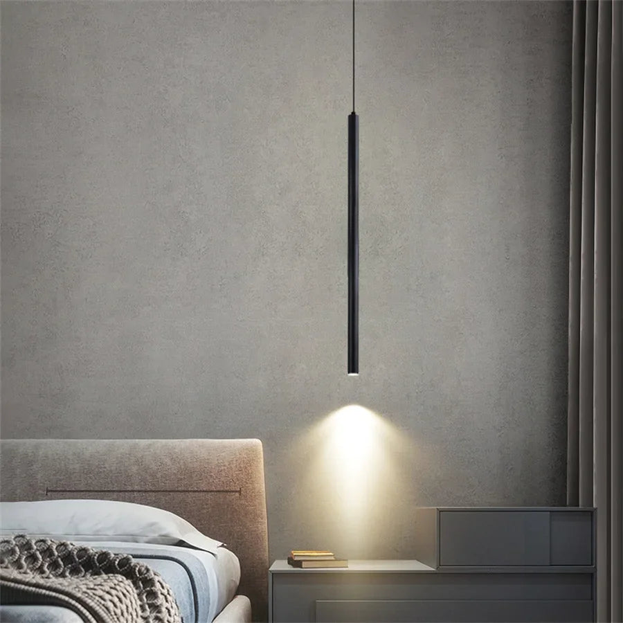 Nordic Slender Drop LED Pendant Light