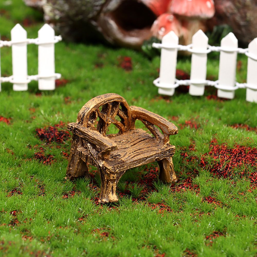 Mini Tree Stump Table & Chairs Garden Decoration Set