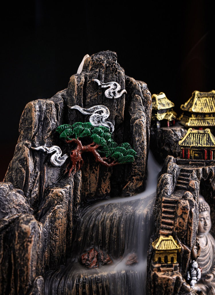 Mountain Temple Incense Burner