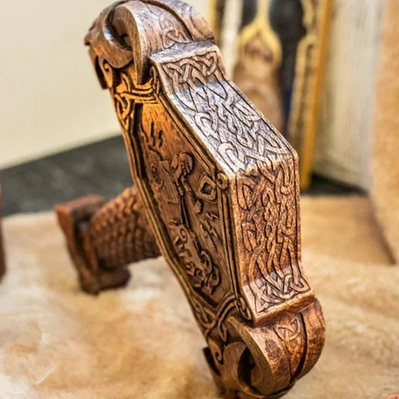 Mjölnir Thor's Hammer Sculpture