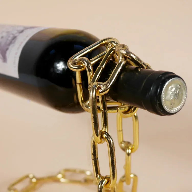Magical Suspension Chain Wine Rack