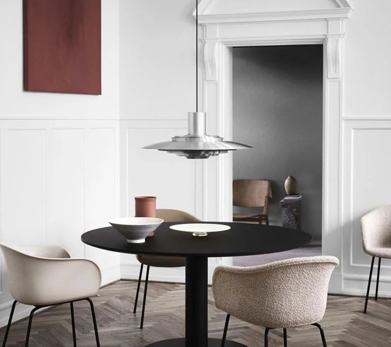 Nordic Layered Chrome LED Pendant Light