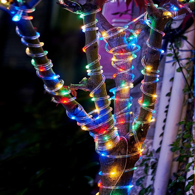 Solar LED Rope Light Decoration 7.5M