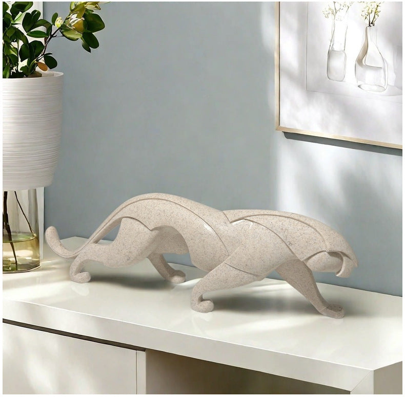 Futuristic Panther Statue