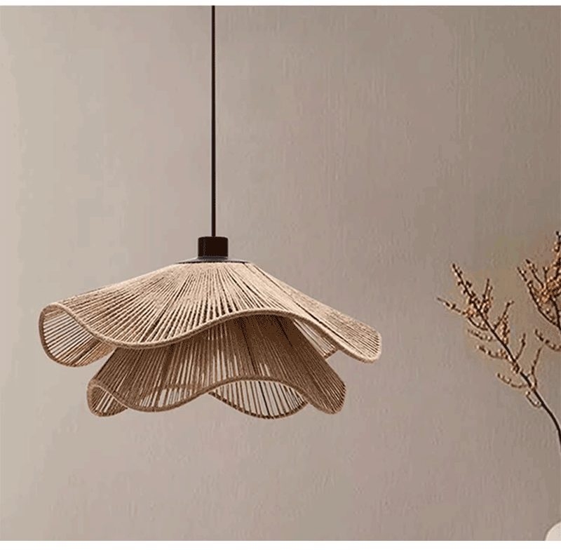 Nordic Petal Fabric LED Pendant Light