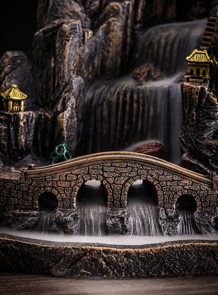 Mountain Temple Incense Burner