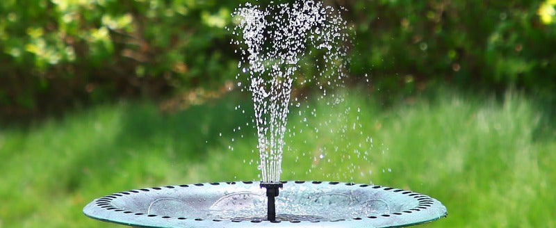 Autonomous Solar Fountain Decoration