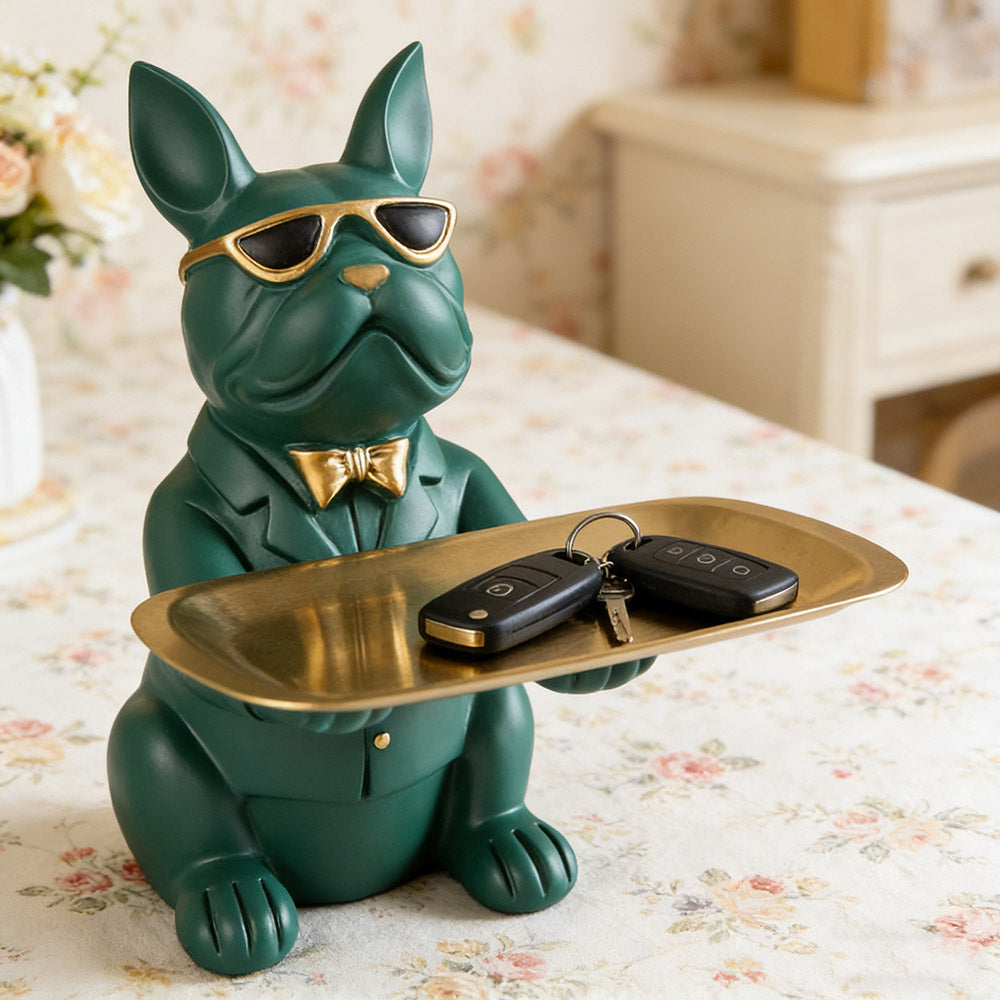 Standing Bulldog Tray