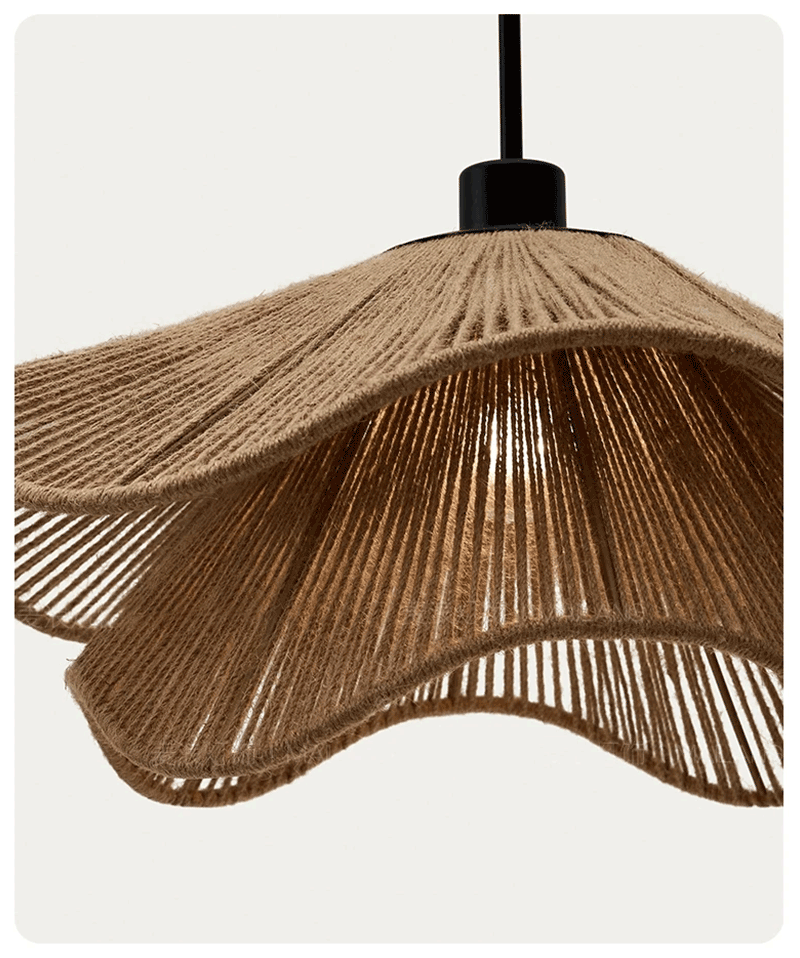 Nordic Petal Fabric LED Pendant Light