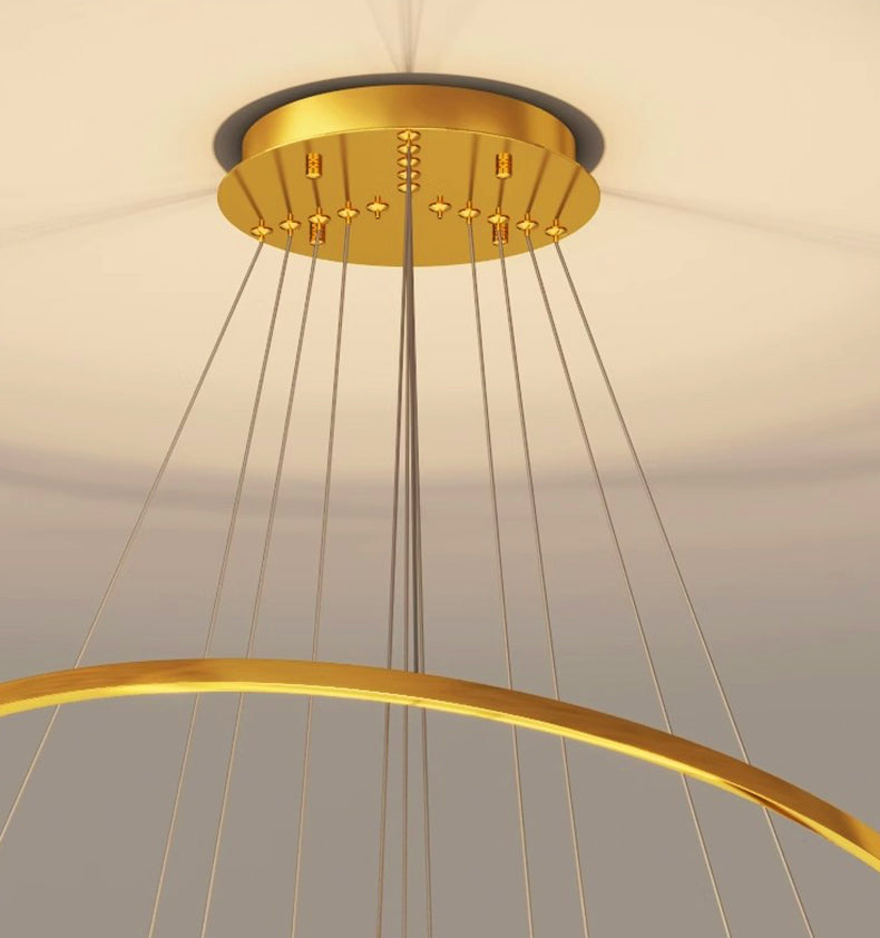 Nordic Grand Spiral LED Chandelier