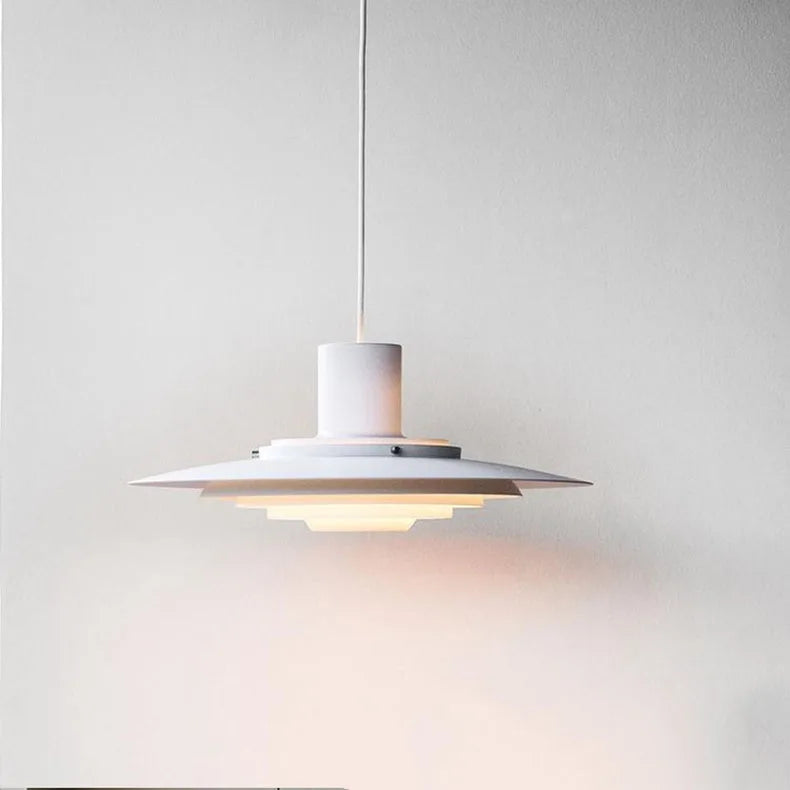 Nordic Layered Chrome LED Pendant Light
