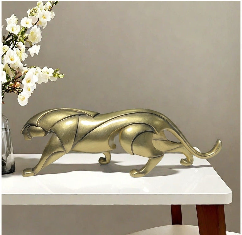 Futuristic Panther Statue