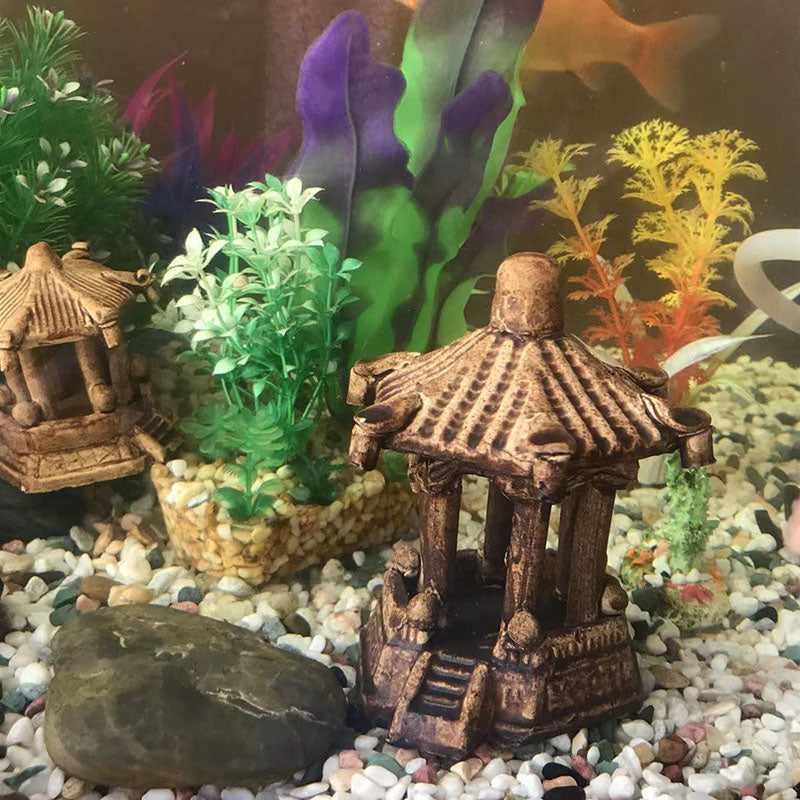 Zen Pavilion Aquarium Ornament