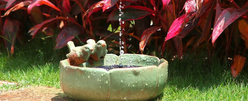 Autonomous Solar Fountain Decoration