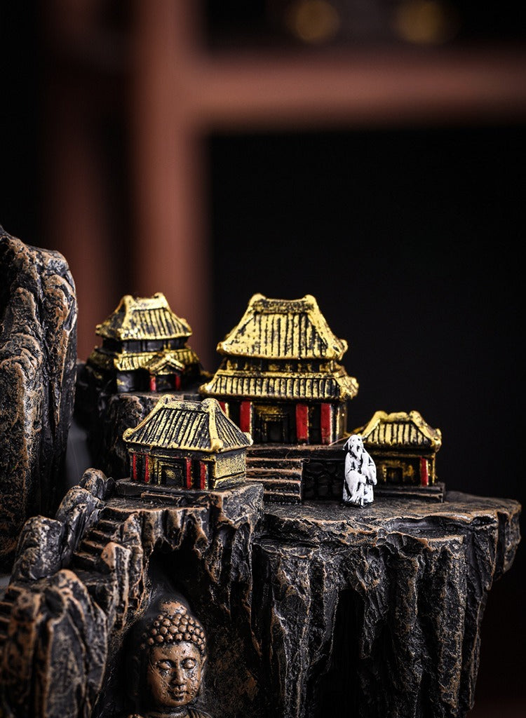 Mountain Temple Incense Burner