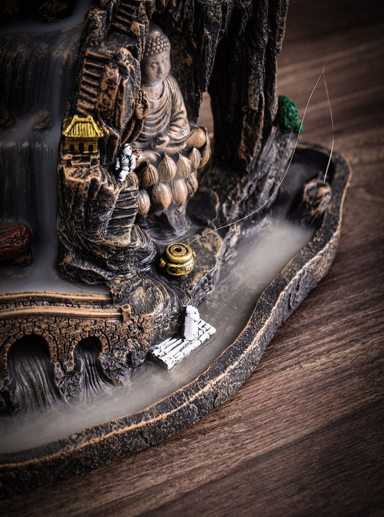 Mountain Temple Incense Burner