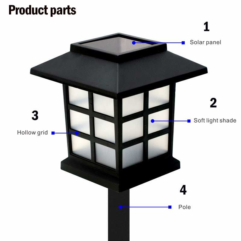 Solar Japanese Lantern Pathway Light Decoration