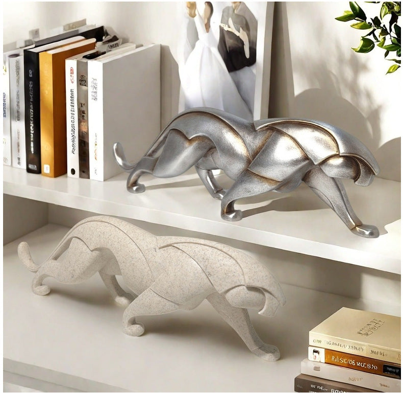 Futuristic Panther Statue