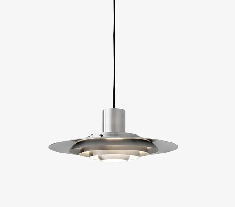 Nordic Layered Chrome LED Pendant Light