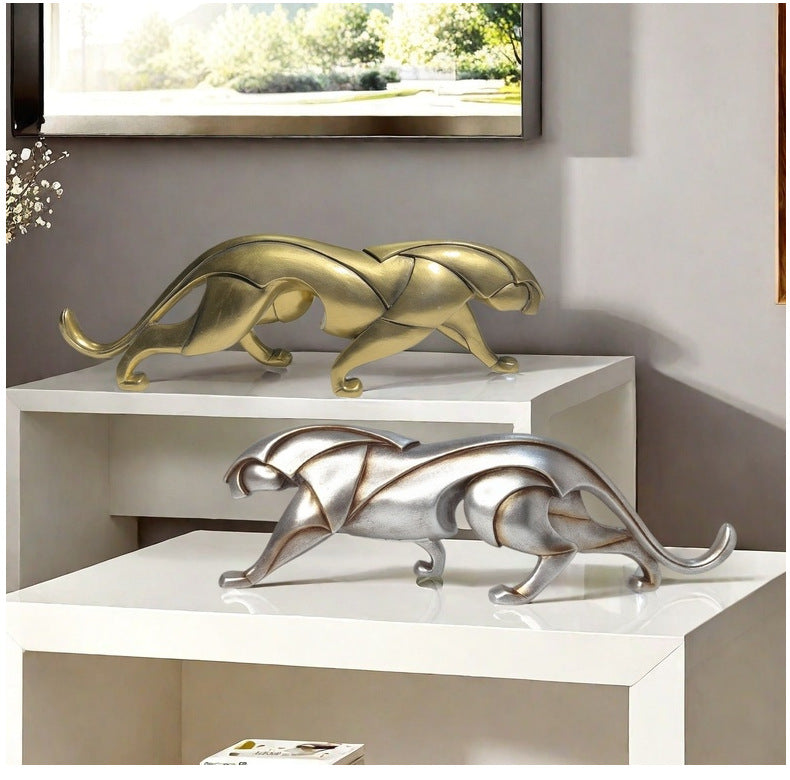 Futuristic Panther Statue