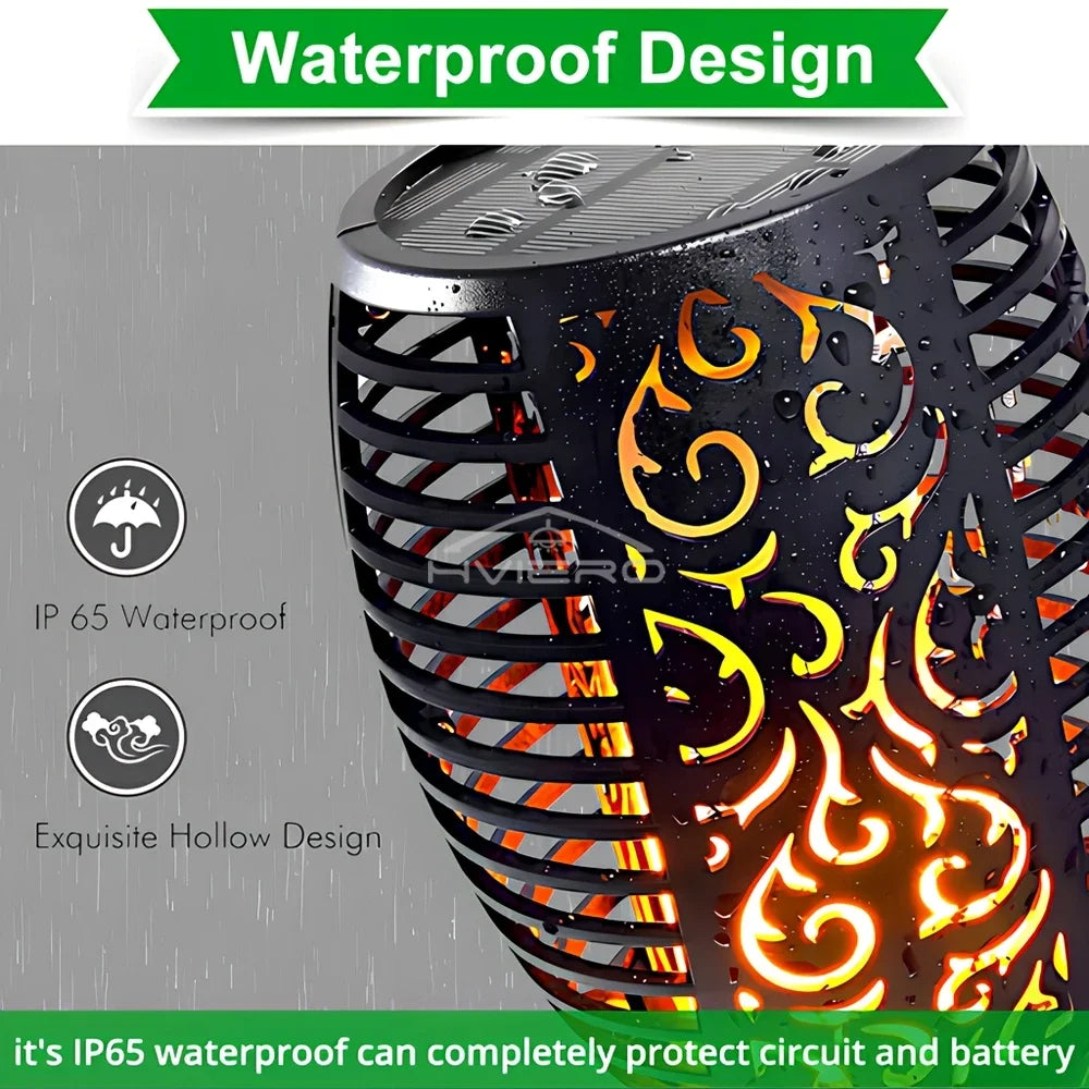 Solar Flame Torch Light Decoration