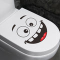 Wide-Grin Toilet Seat Sticker