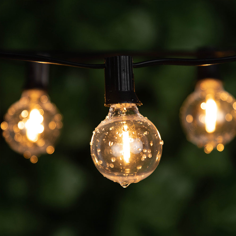 Solar Outdoor String Bulb Lights Decoration