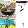 Bird Bath & Feeder Garden Decoration Set