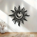 Sun Moon Metal Wall Art