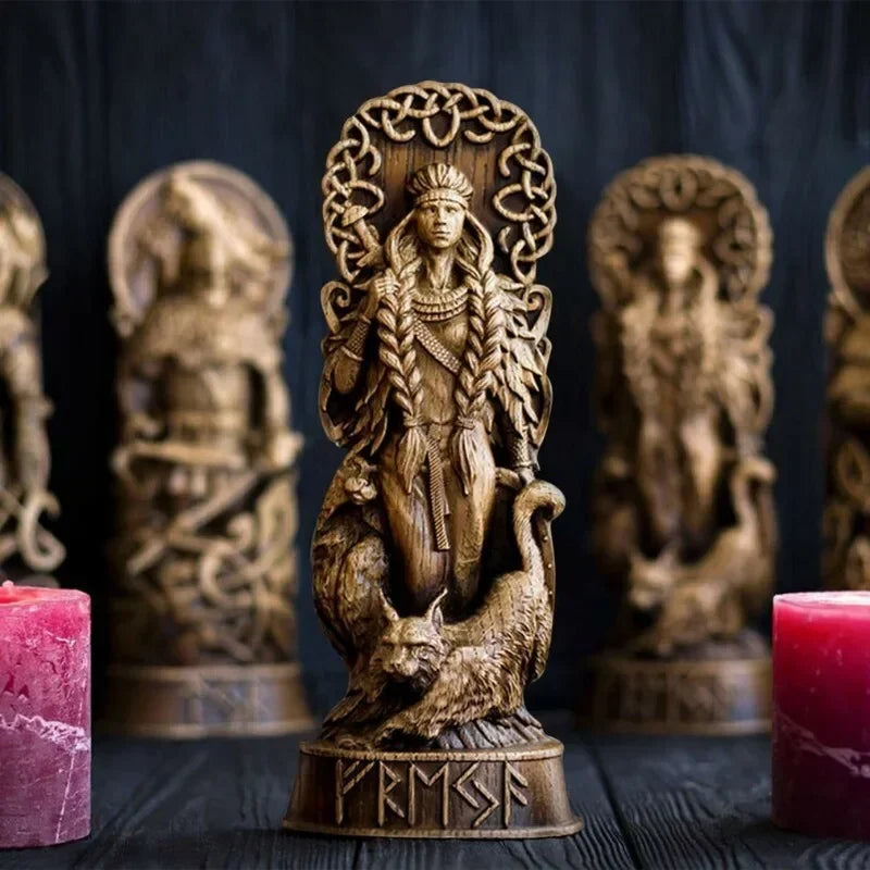 Ancient Nordic Freyja Sculpture