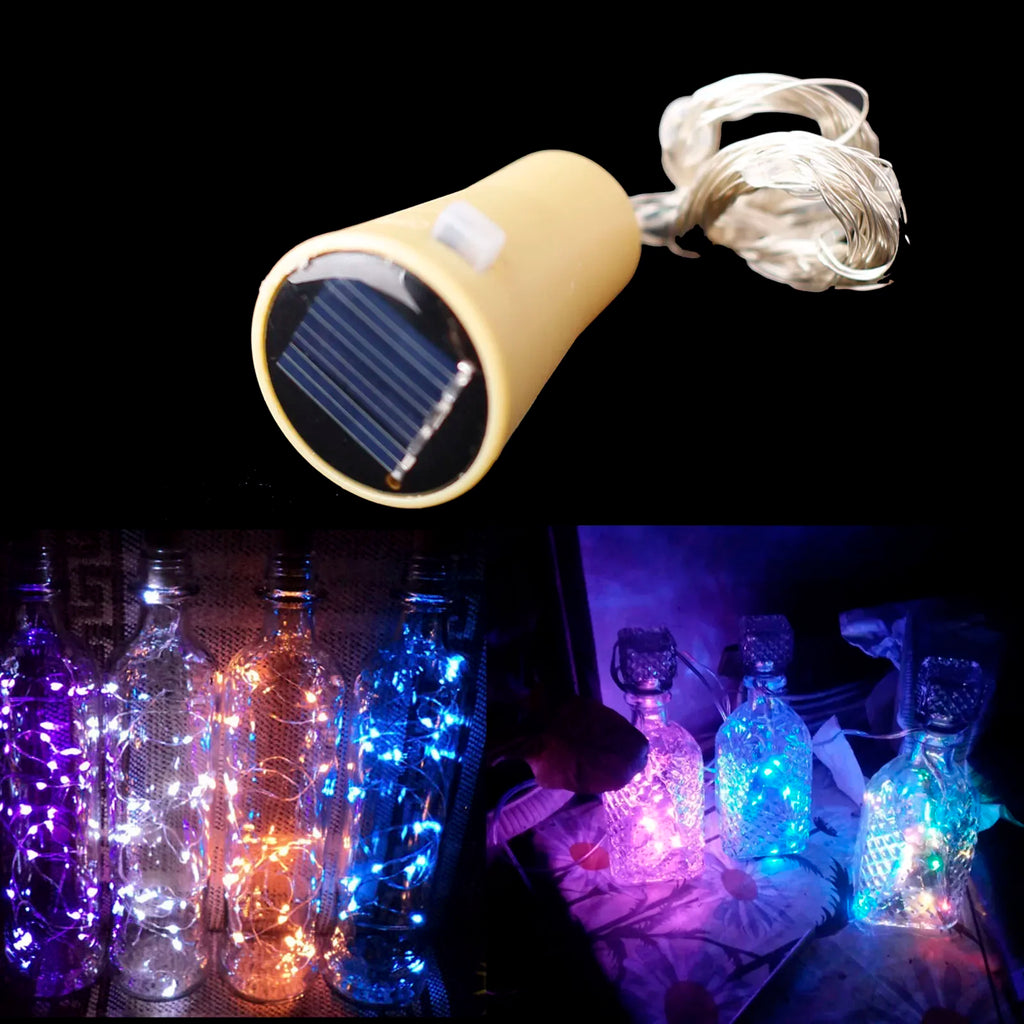 Bottle Cork Fairy String Lights Decoration