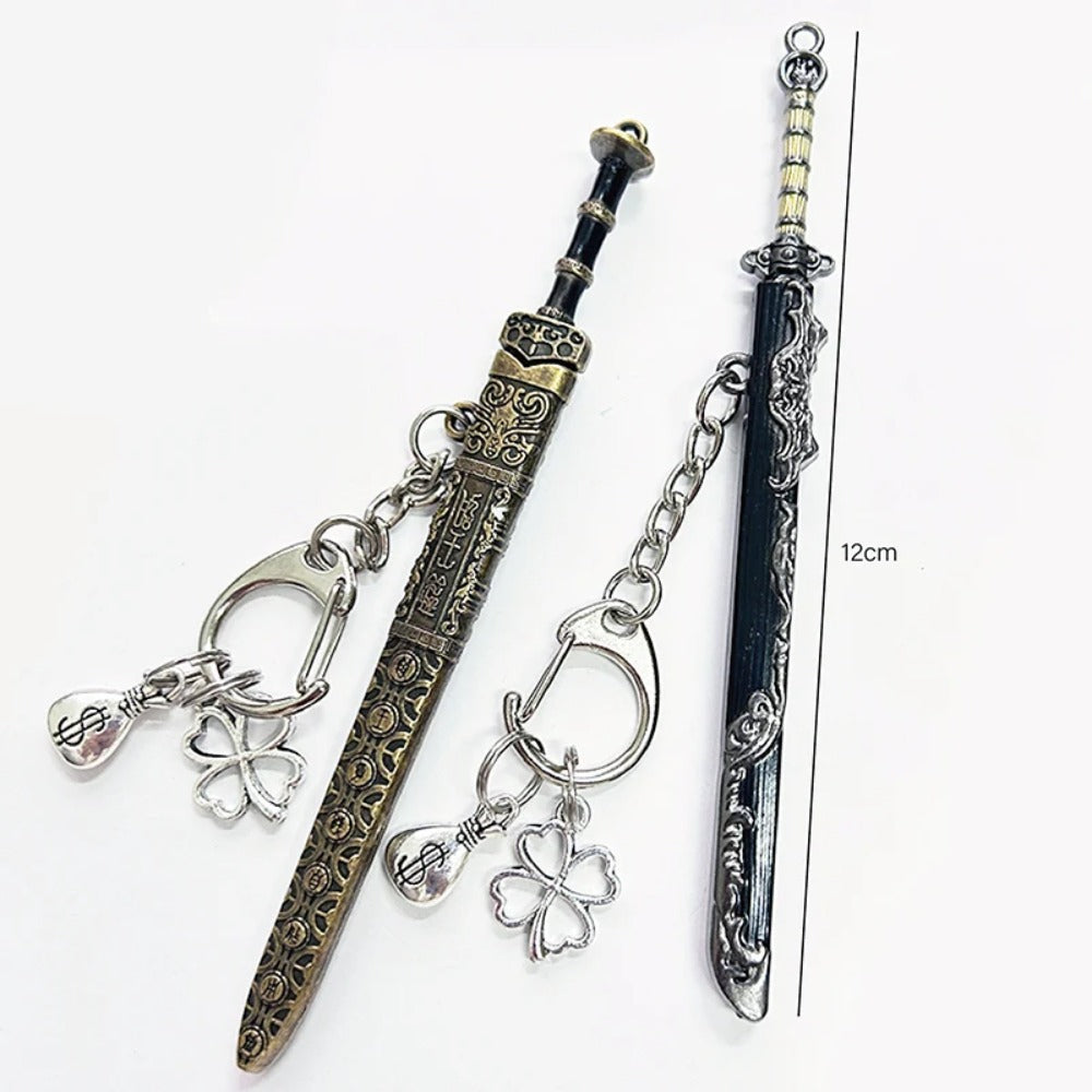 Medieval Sword Luxury Keychain