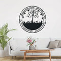 Fellowship Elven Runes Metal Wall Art
