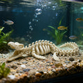 Alligator Skeleton Aquarium Ornament