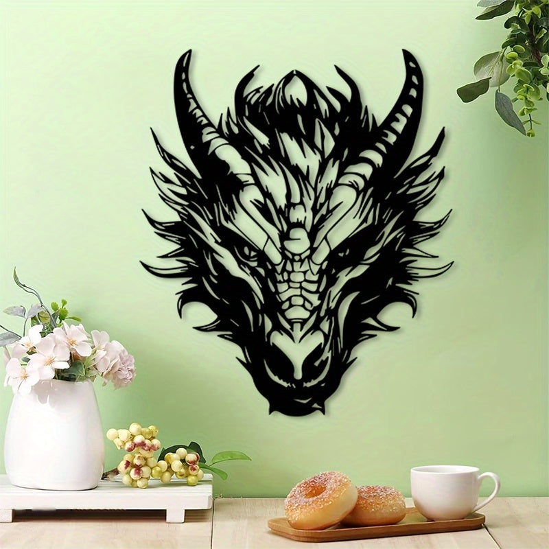 Dragon Head Metal Wall Art