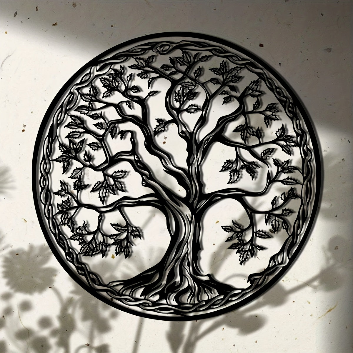 Ornate Tree of Life Metal Wall Art