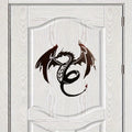 Minimalist Dragon Metal Wall Art