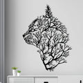 Cat Tree Silhouette Wall Art